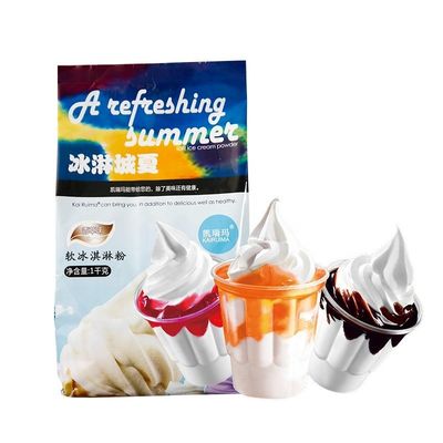 25 kg Detalle del embalaje Servicio suave de helado en polvo Premix con crema ligera