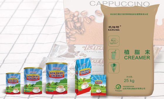 Sachet de crema sin lácteos El ingrediente esencial para su bebida a base de pulpa