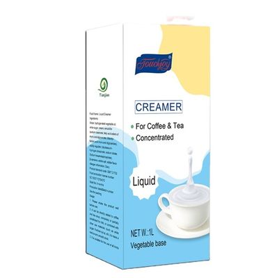 Crema de café no láctea líquida blanca con una vida útil de 9 meses
