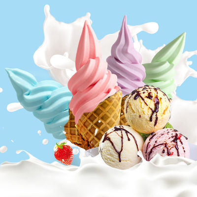 Delicioso sabor a chocolate fruta helado blando mezclado en polvo con 6.1 proteínas