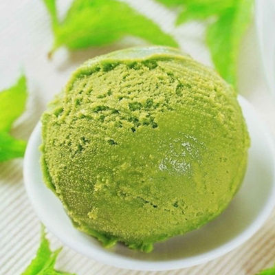 1 kg de mezcla de polvo de helado duro con sabor a matcha para preparar 2,5 litros de agua potable