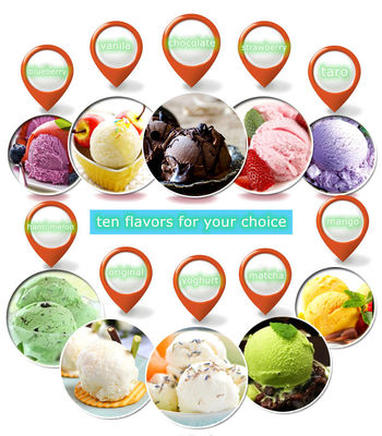 1 kg de mezcla de polvo de helado duro con sabor a matcha para preparar 2,5 litros de agua potable