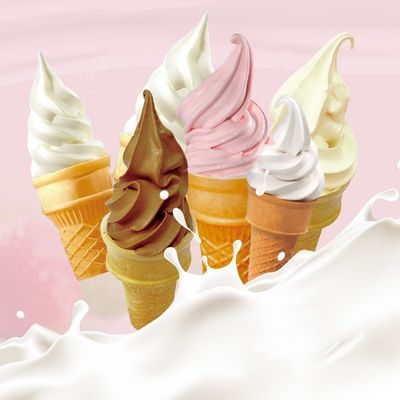 Glaseado blanco sabor a leche polvo instantáneo en mezcla de helado en polvo blando