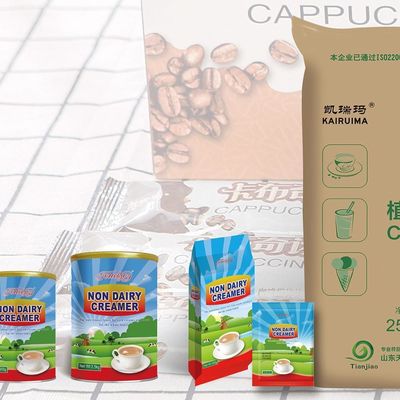 50% de contenido de grasa de leche no láctea Crema de té K50 Opción de aumento de proteínas altas