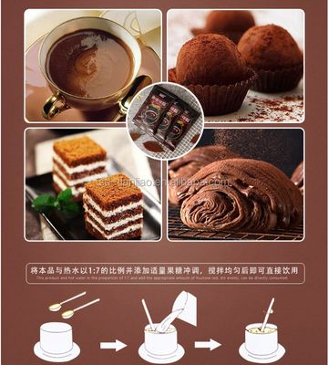 Mezcla de bebidas de chocolate sin azúcar para una deliciosa y saludable elección