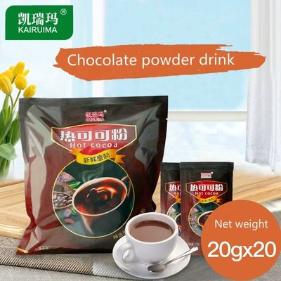 Mezcla de bebidas de chocolate sin azúcar para una deliciosa y saludable elección